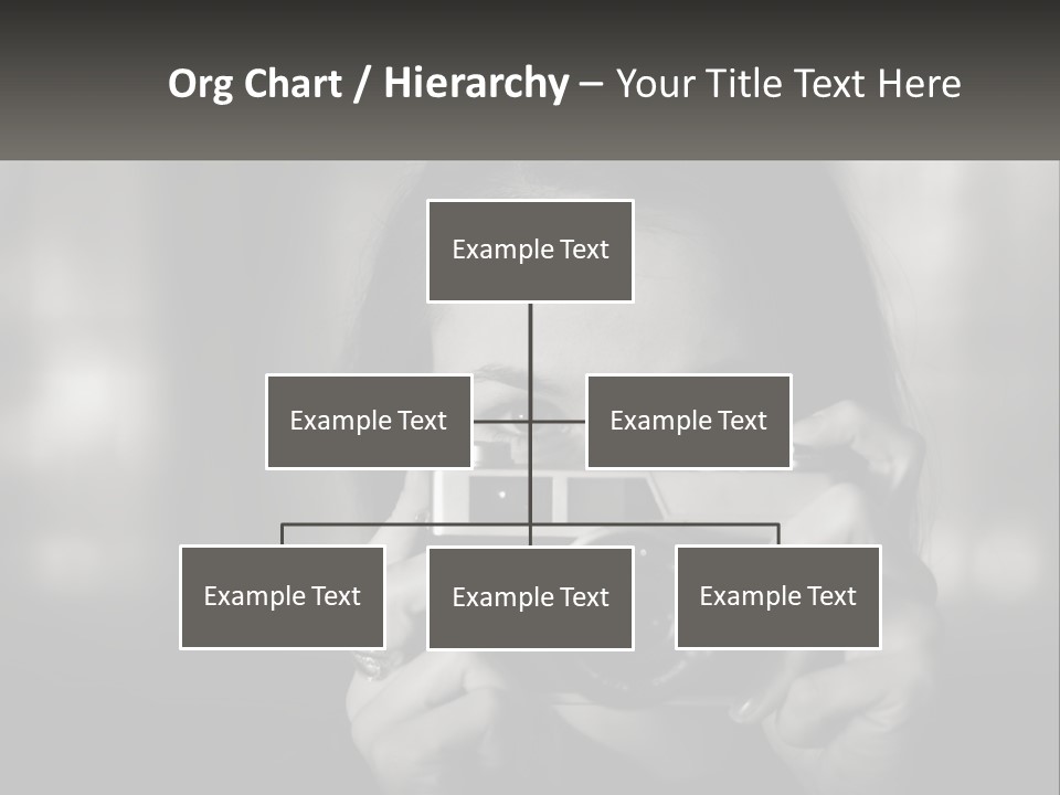 Lady Beautiful Hiding PowerPoint Template