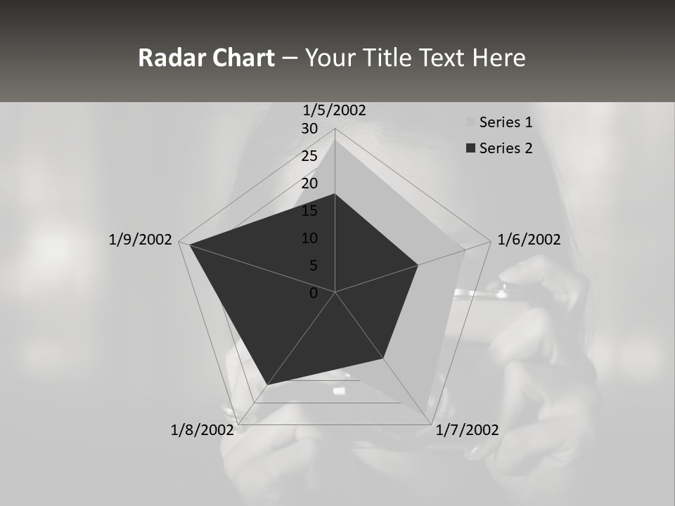 Lady Beautiful Hiding PowerPoint Template