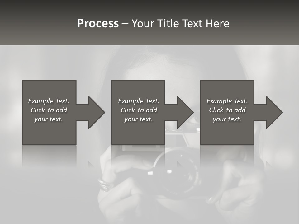 Lady Beautiful Hiding PowerPoint Template