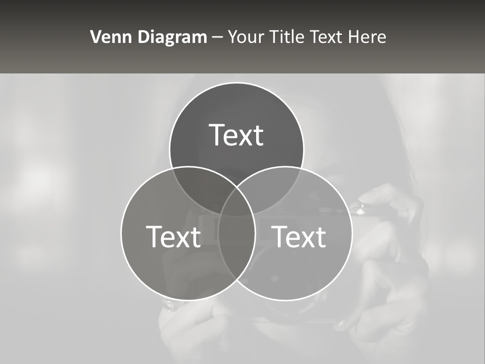 Lady Beautiful Hiding PowerPoint Template