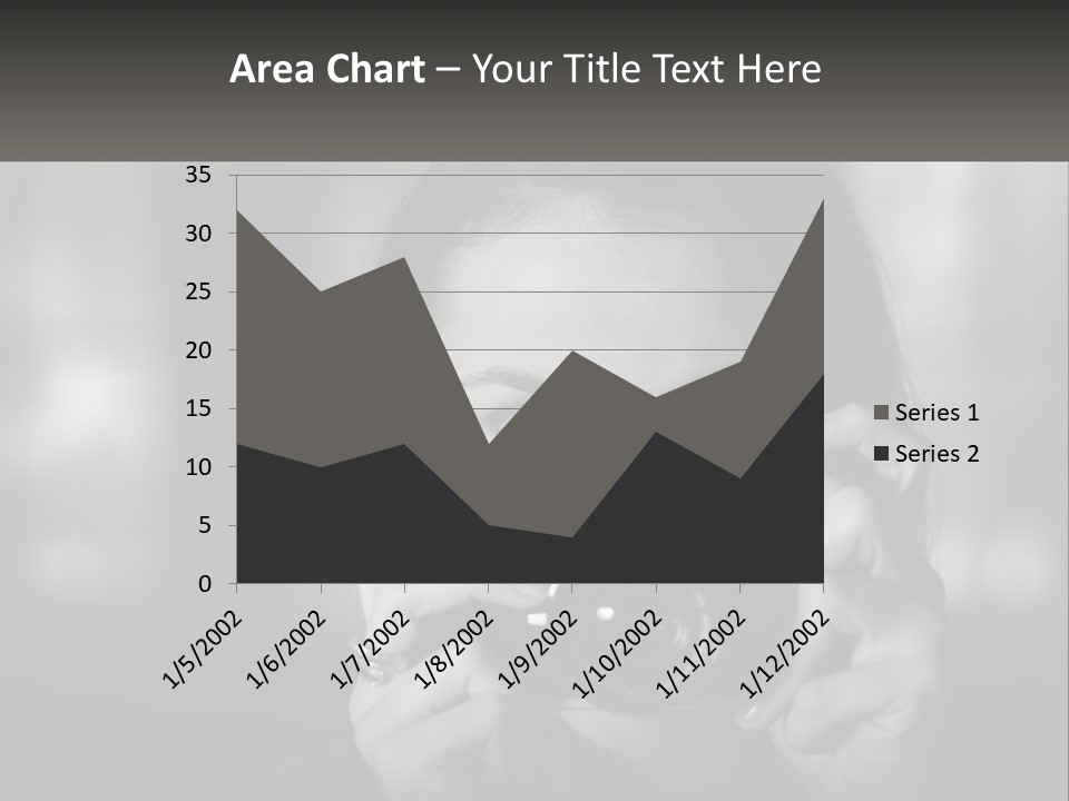 Lady Beautiful Hiding PowerPoint Template