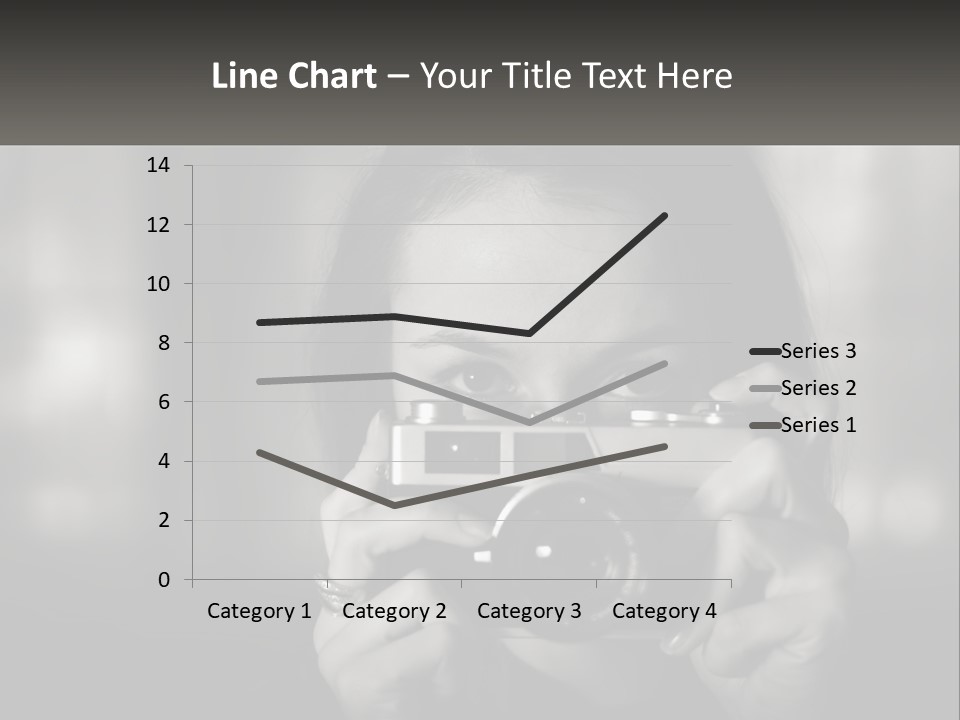 Lady Beautiful Hiding PowerPoint Template