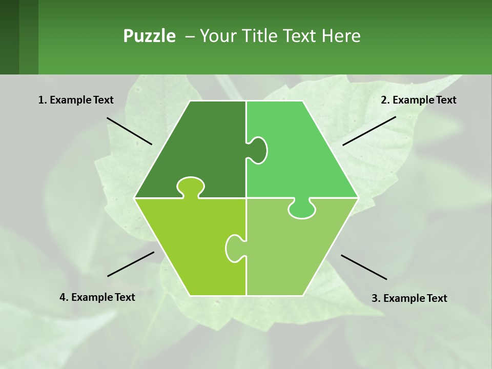 Weeding Three Leaf PowerPoint Template