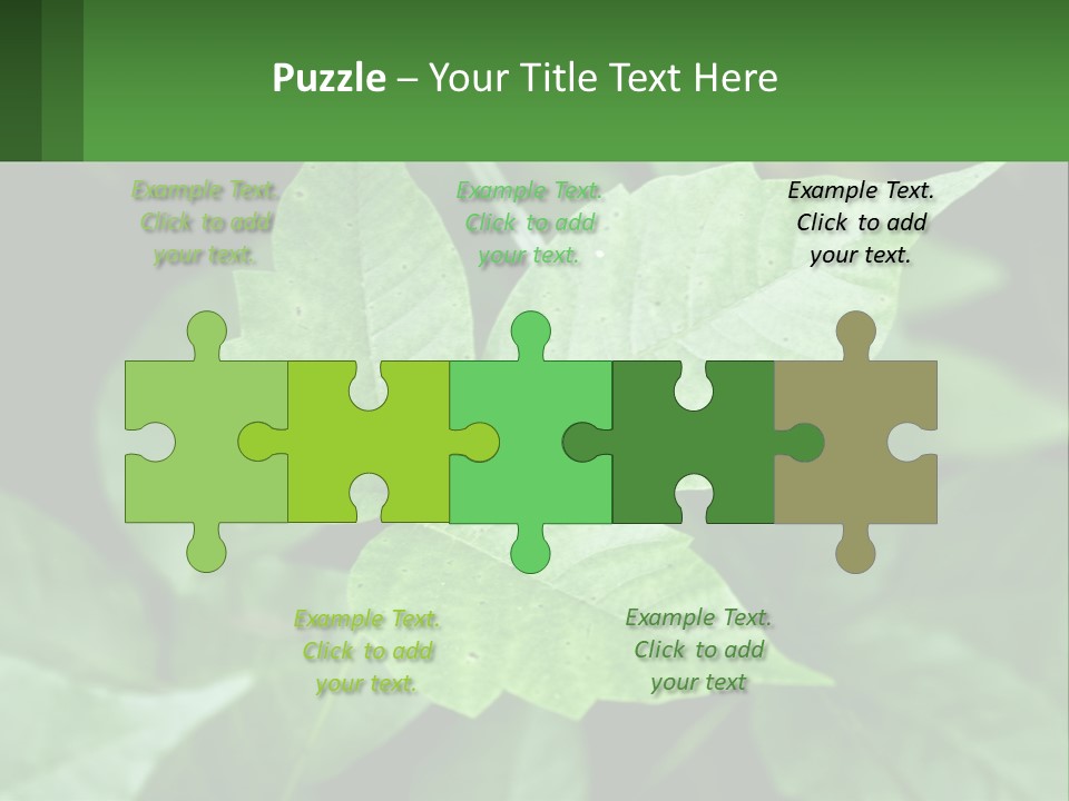 Weeding Three Leaf PowerPoint Template