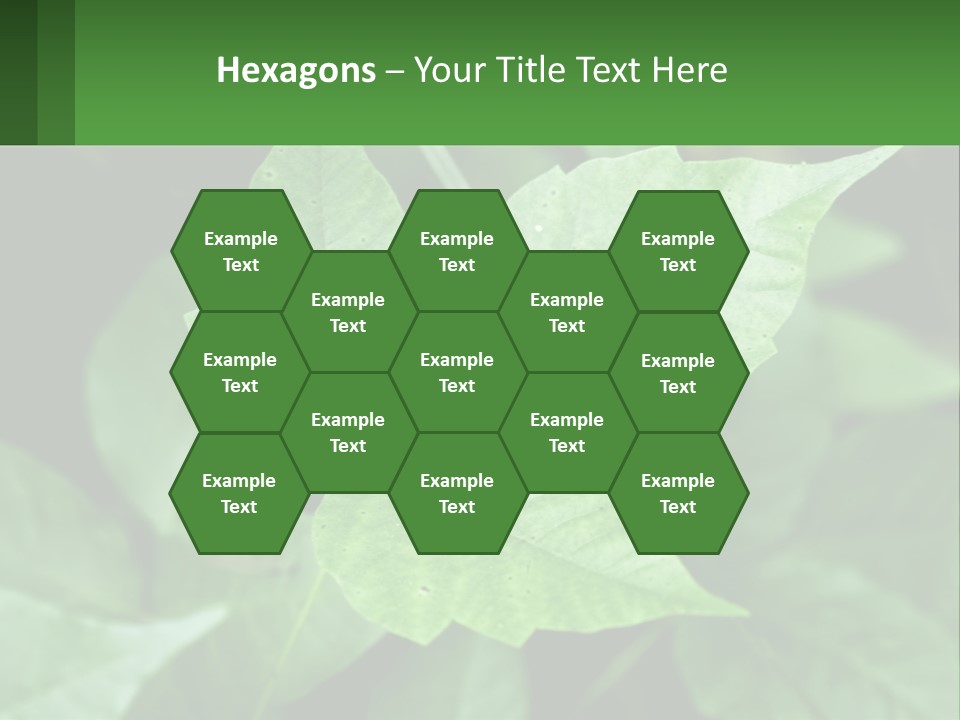 Weeding Three Leaf PowerPoint Template