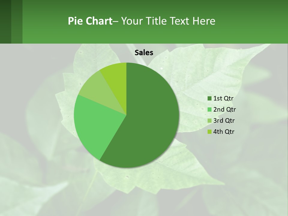 Weeding Three Leaf PowerPoint Template