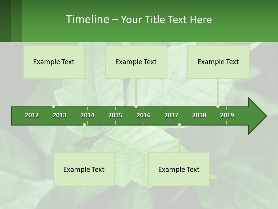 Weeding Three Leaf PowerPoint Template
