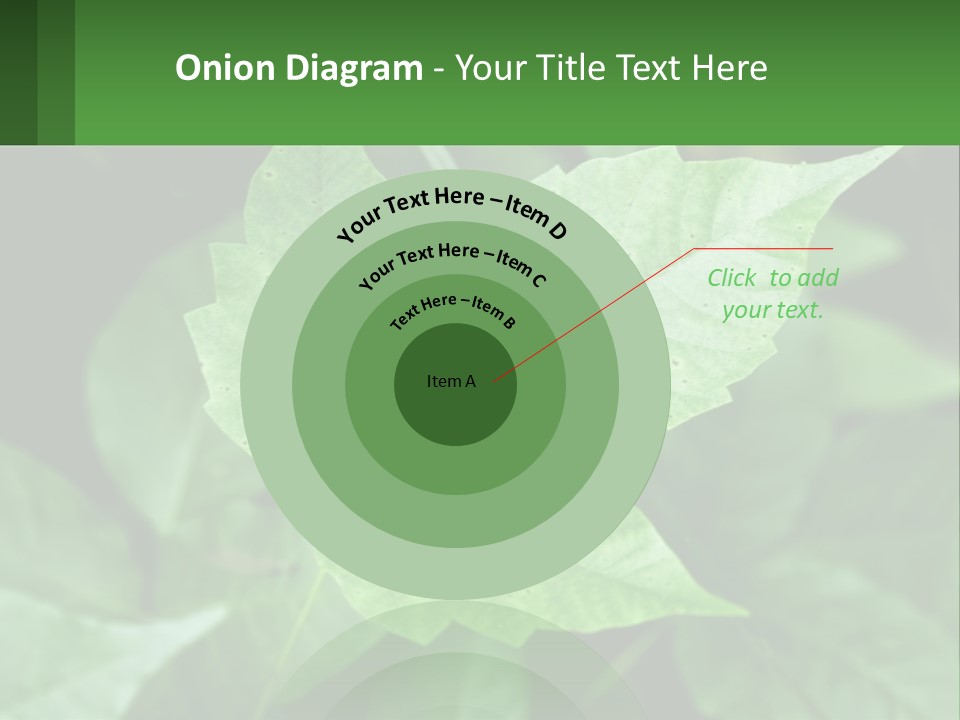 Weeding Three Leaf PowerPoint Template