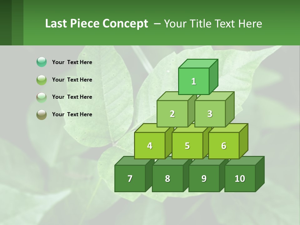 Weeding Three Leaf PowerPoint Template