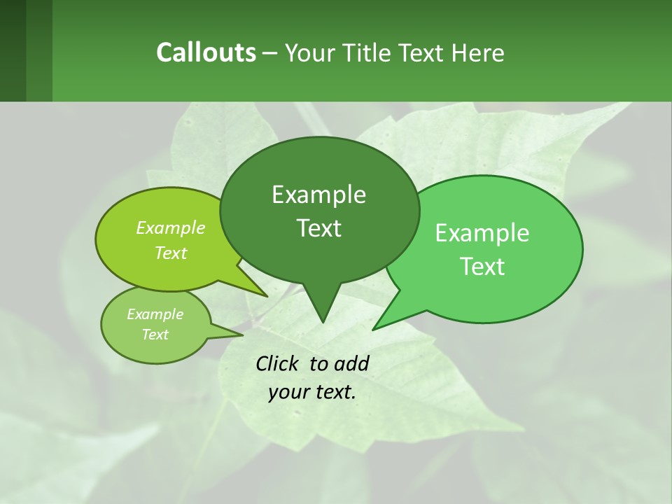 Weeding Three Leaf PowerPoint Template