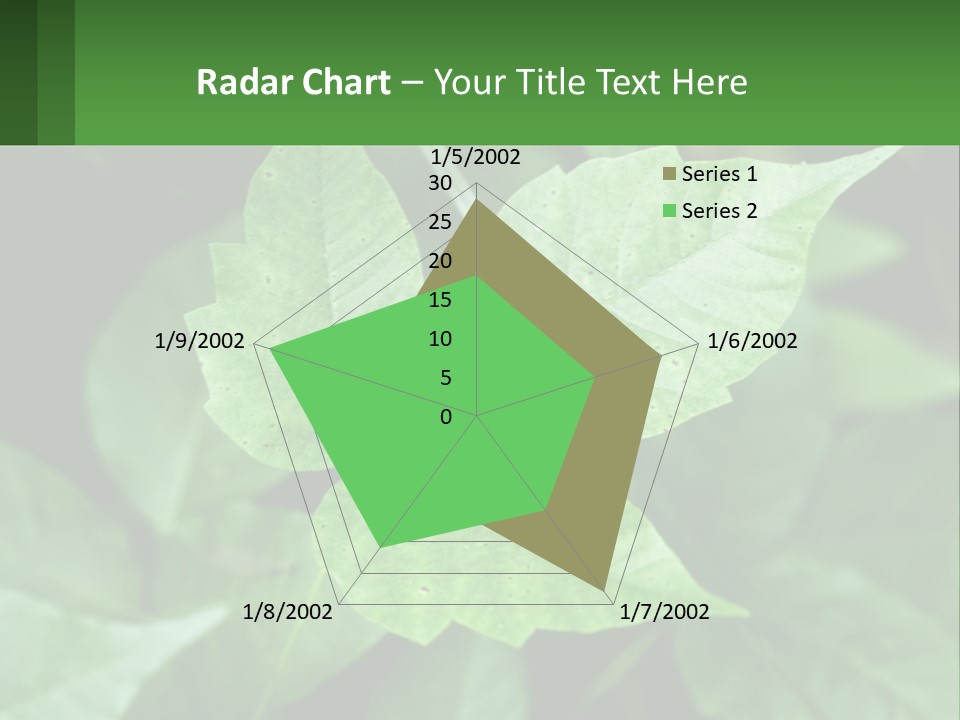 Weeding Three Leaf PowerPoint Template