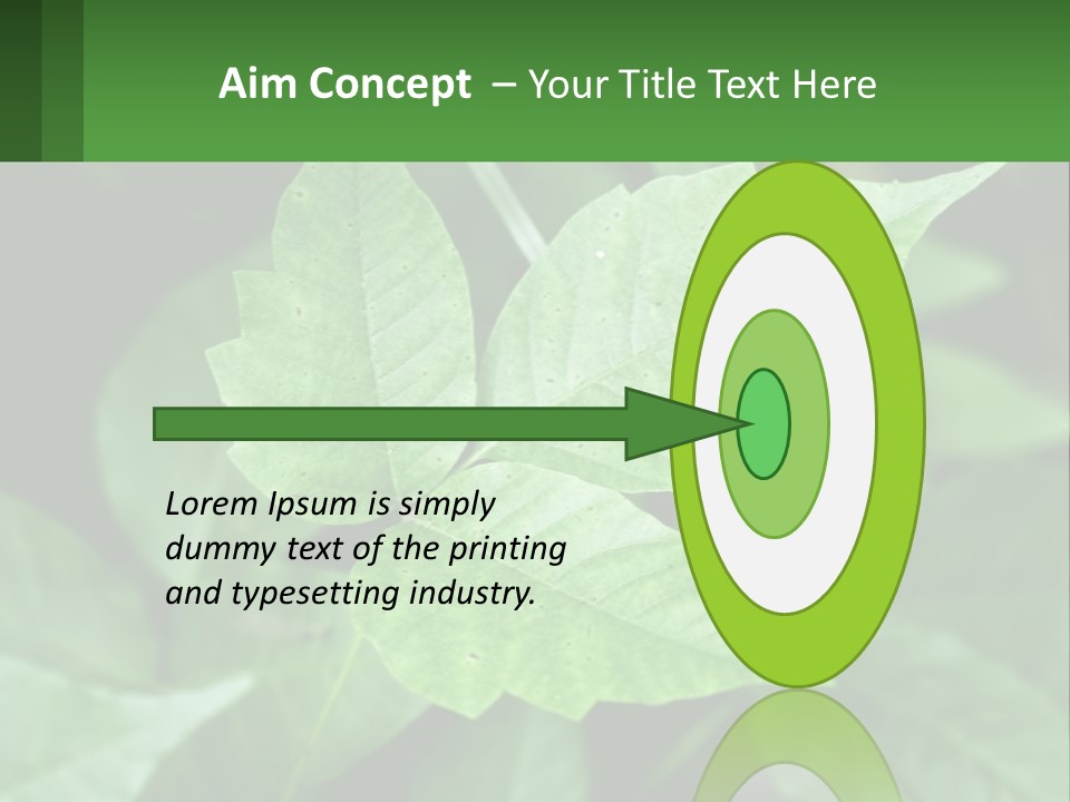 Weeding Three Leaf PowerPoint Template