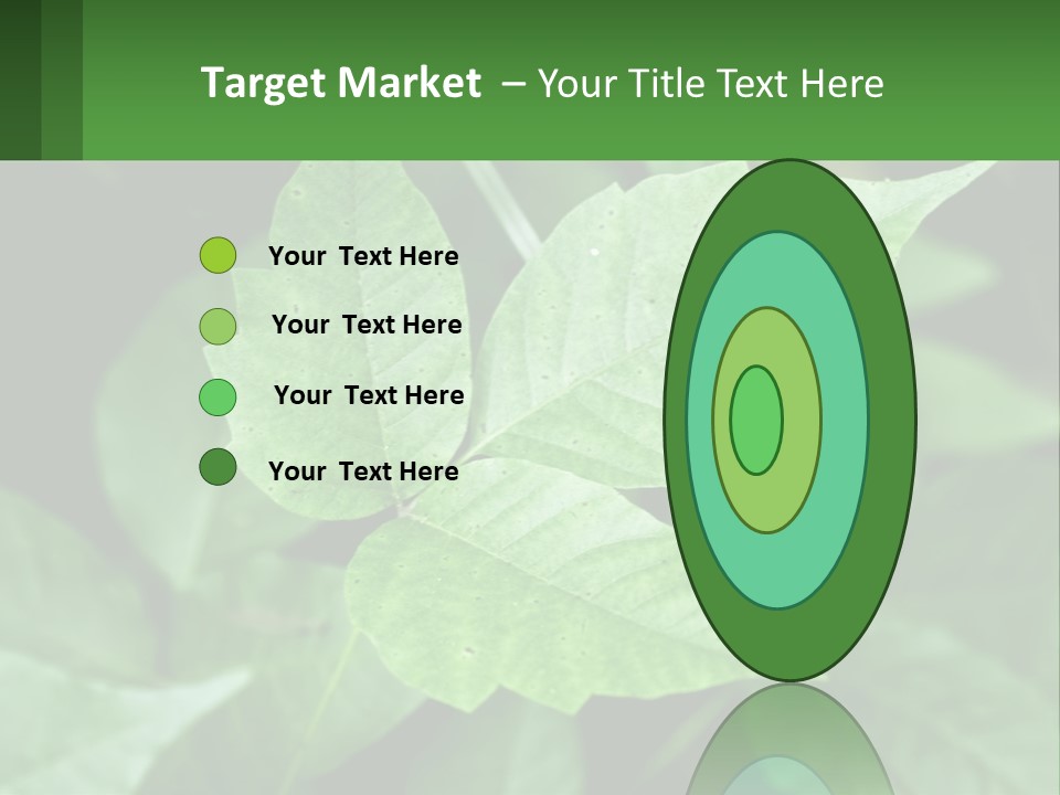 Weeding Three Leaf PowerPoint Template