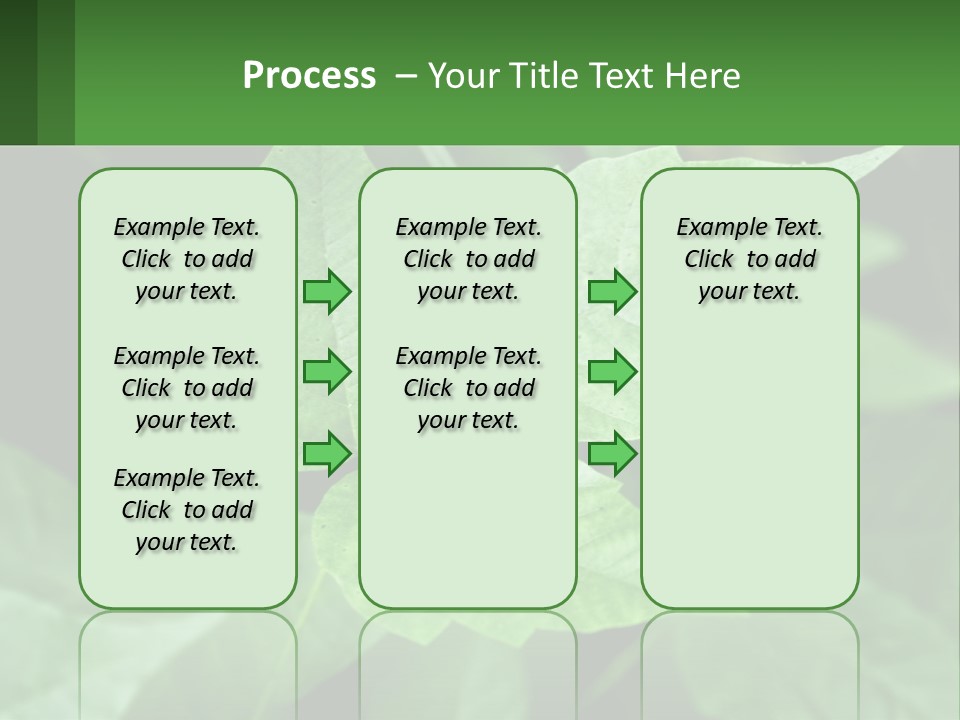 Weeding Three Leaf PowerPoint Template