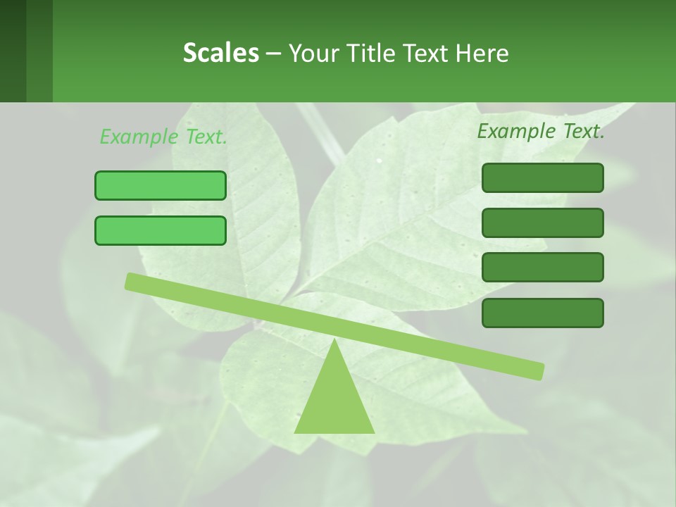 Weeding Three Leaf PowerPoint Template