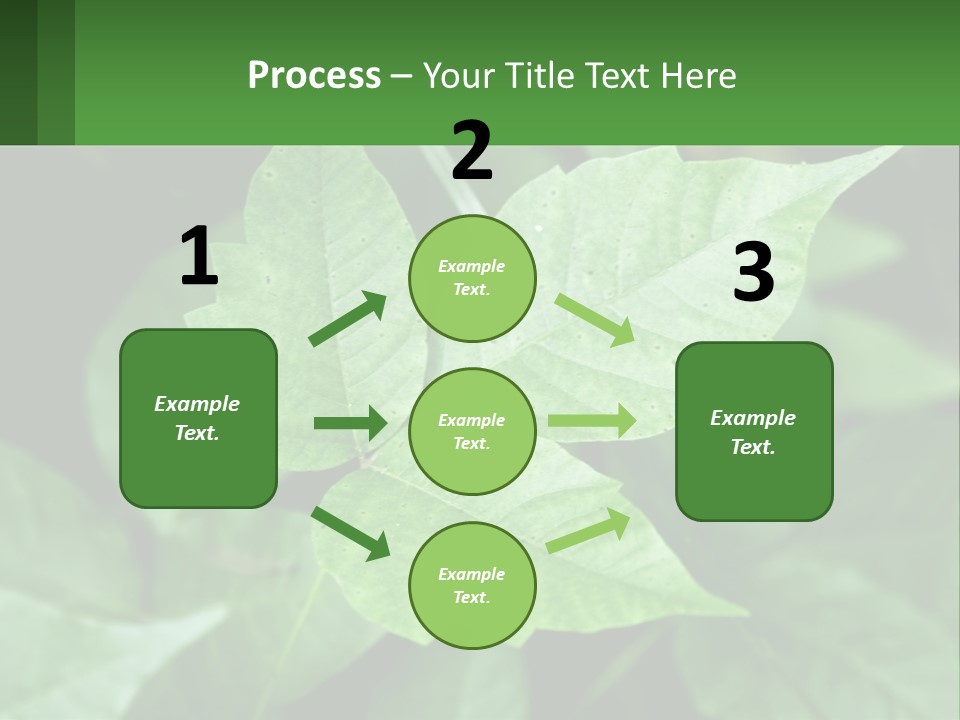 Weeding Three Leaf PowerPoint Template