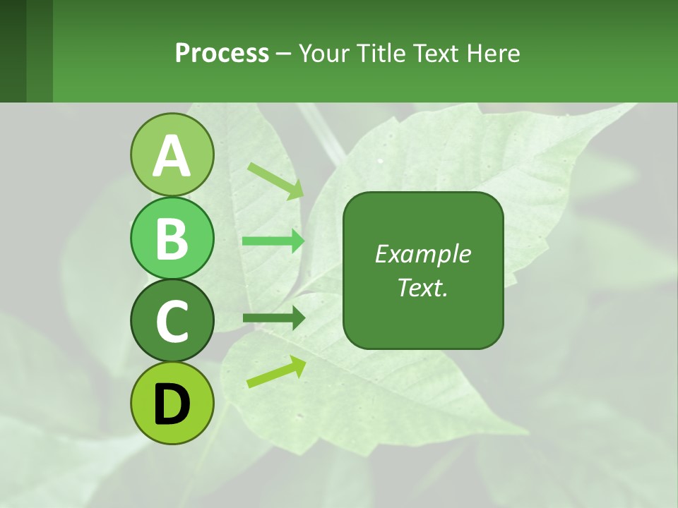 Weeding Three Leaf PowerPoint Template