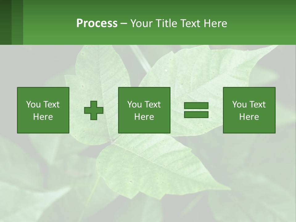 Weeding Three Leaf PowerPoint Template