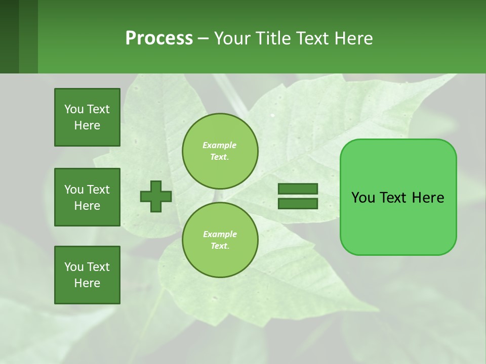 Weeding Three Leaf PowerPoint Template