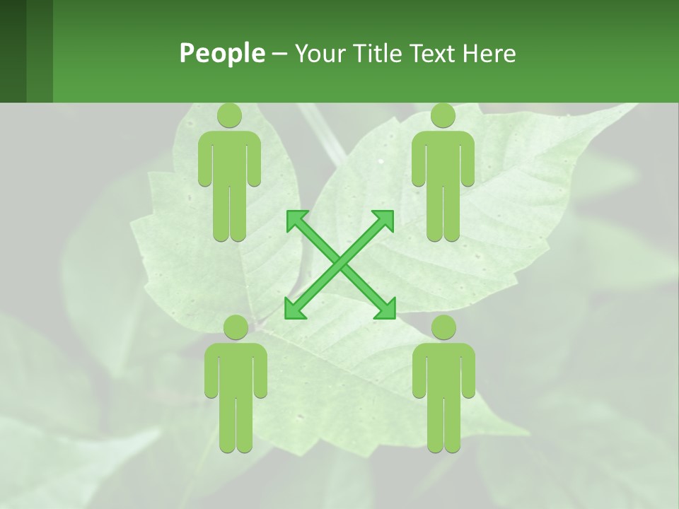 Weeding Three Leaf PowerPoint Template