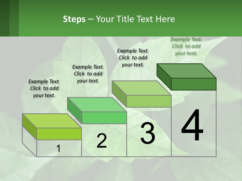 Weeding Three Leaf PowerPoint Template