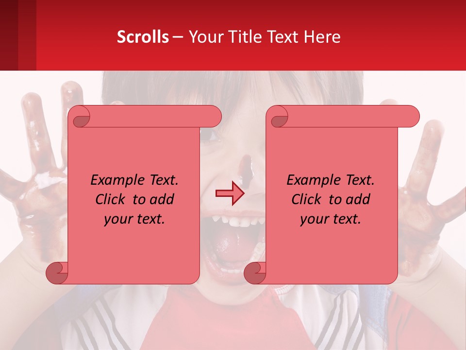 Candy Food Grimace PowerPoint Template