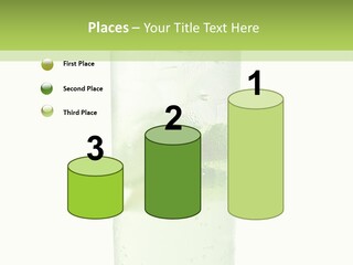 Leaf Herb Glass PowerPoint Template