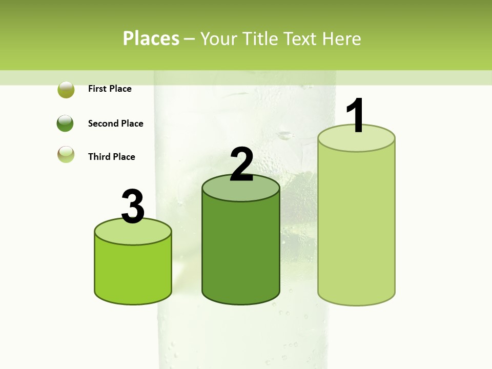 Leaf Herb Glass PowerPoint Template