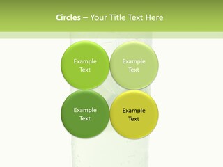 Leaf Herb Glass PowerPoint Template