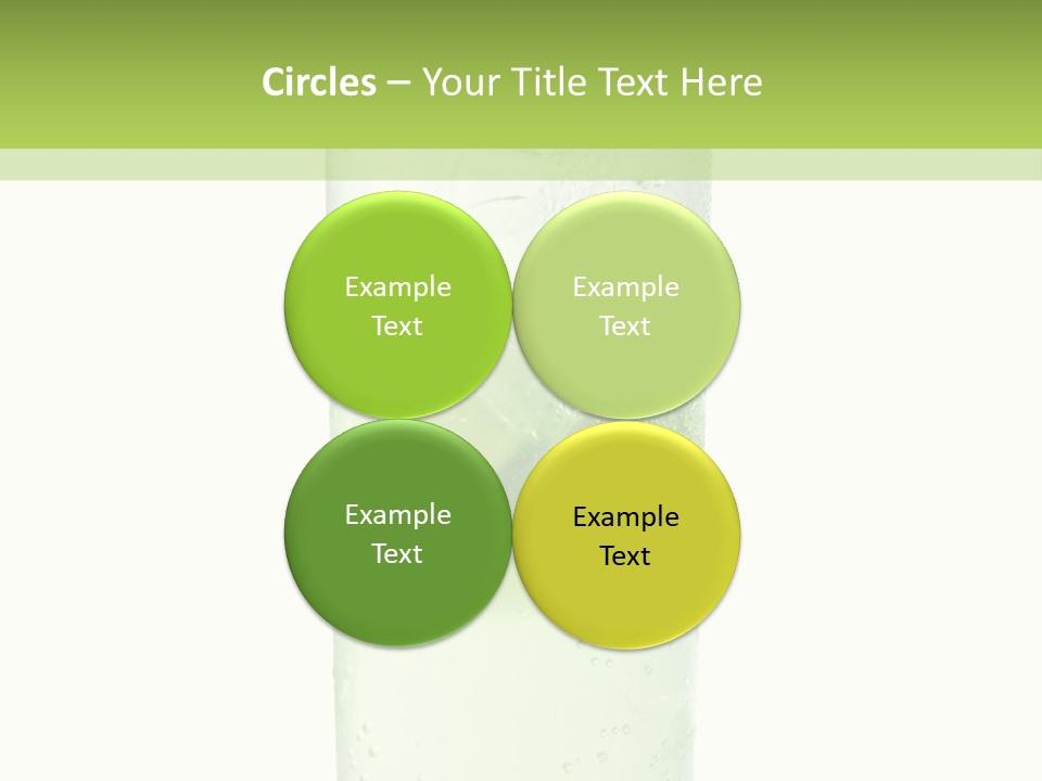 Leaf Herb Glass PowerPoint Template