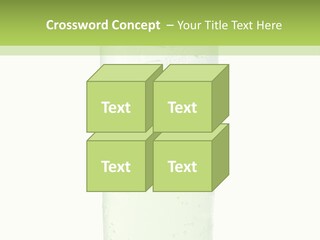 Leaf Herb Glass PowerPoint Template