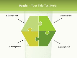 Leaf Herb Glass PowerPoint Template