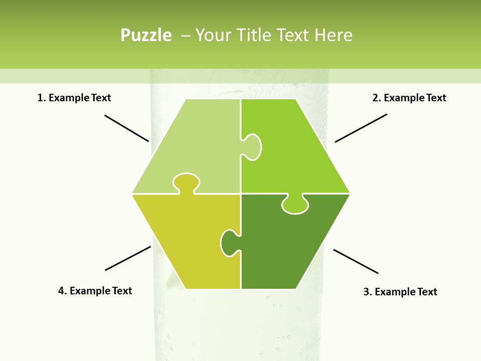 Leaf Herb Glass PowerPoint Template