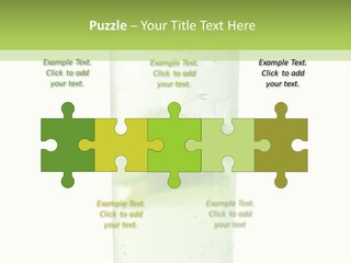 Leaf Herb Glass PowerPoint Template