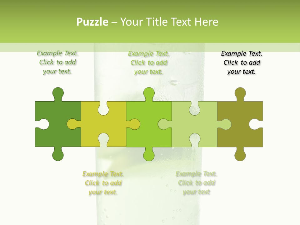 Leaf Herb Glass PowerPoint Template