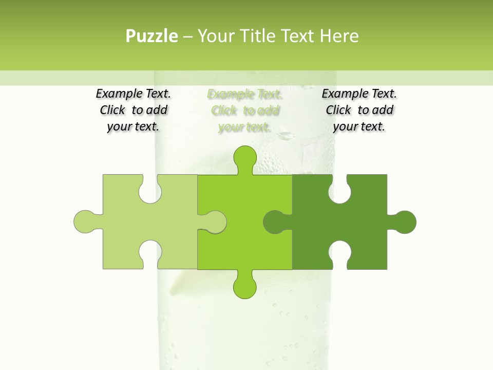 Leaf Herb Glass PowerPoint Template