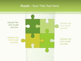 Leaf Herb Glass PowerPoint Template