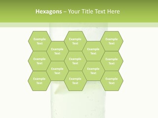 Leaf Herb Glass PowerPoint Template