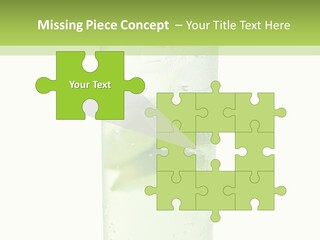 Leaf Herb Glass PowerPoint Template