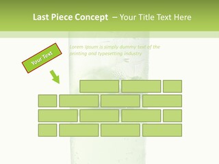 Leaf Herb Glass PowerPoint Template