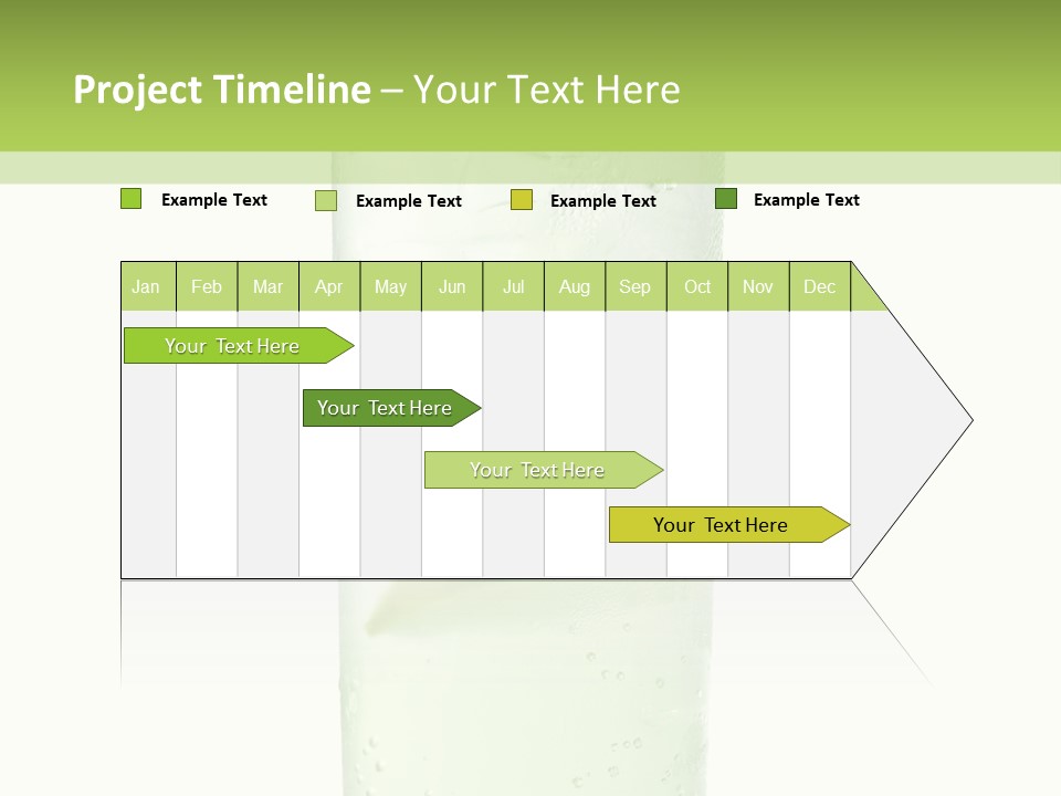 Leaf Herb Glass PowerPoint Template