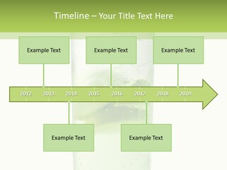Leaf Herb Glass PowerPoint Template