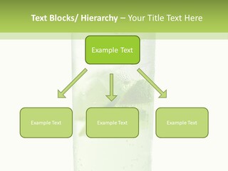 Leaf Herb Glass PowerPoint Template