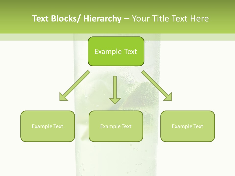 Leaf Herb Glass PowerPoint Template