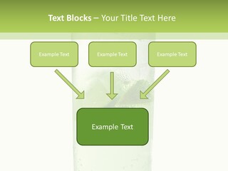 Leaf Herb Glass PowerPoint Template