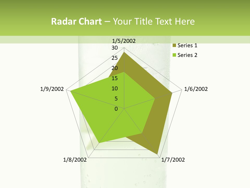 Leaf Herb Glass PowerPoint Template