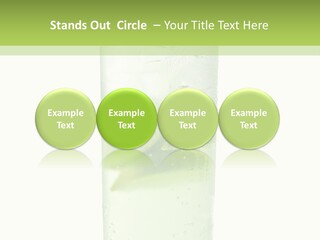 Leaf Herb Glass PowerPoint Template