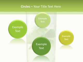 Leaf Herb Glass PowerPoint Template