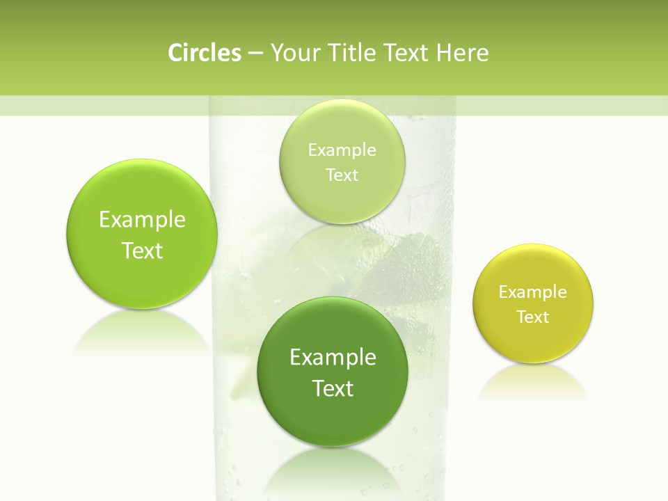 Leaf Herb Glass PowerPoint Template