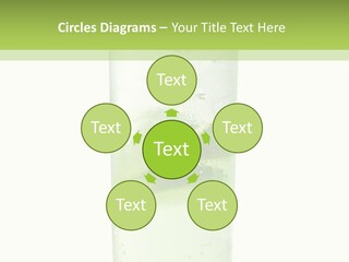 Leaf Herb Glass PowerPoint Template